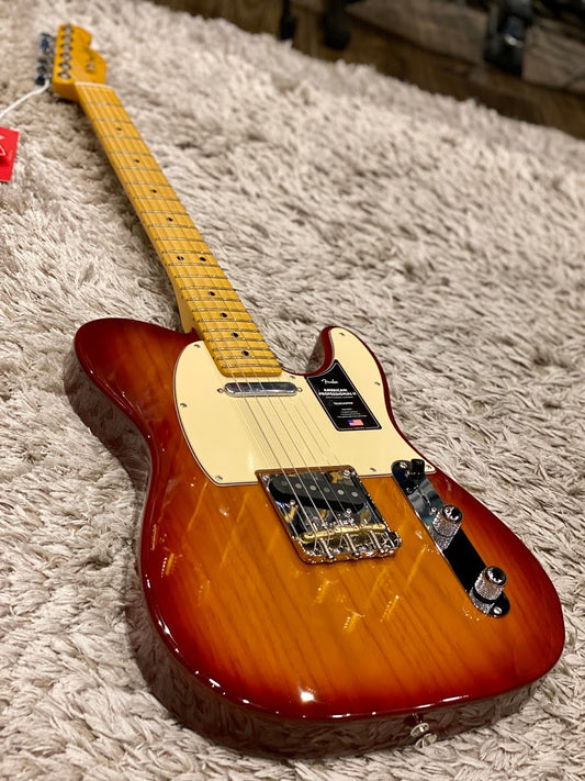 Fender American Professional II Telecaster - Sienna Sunburst พร้อมฟิงเกอร์บอร์ดไม้เมเปิ้ล 