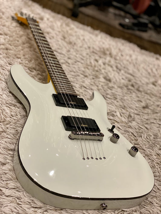 Schecter Demon-6 in Vintage White