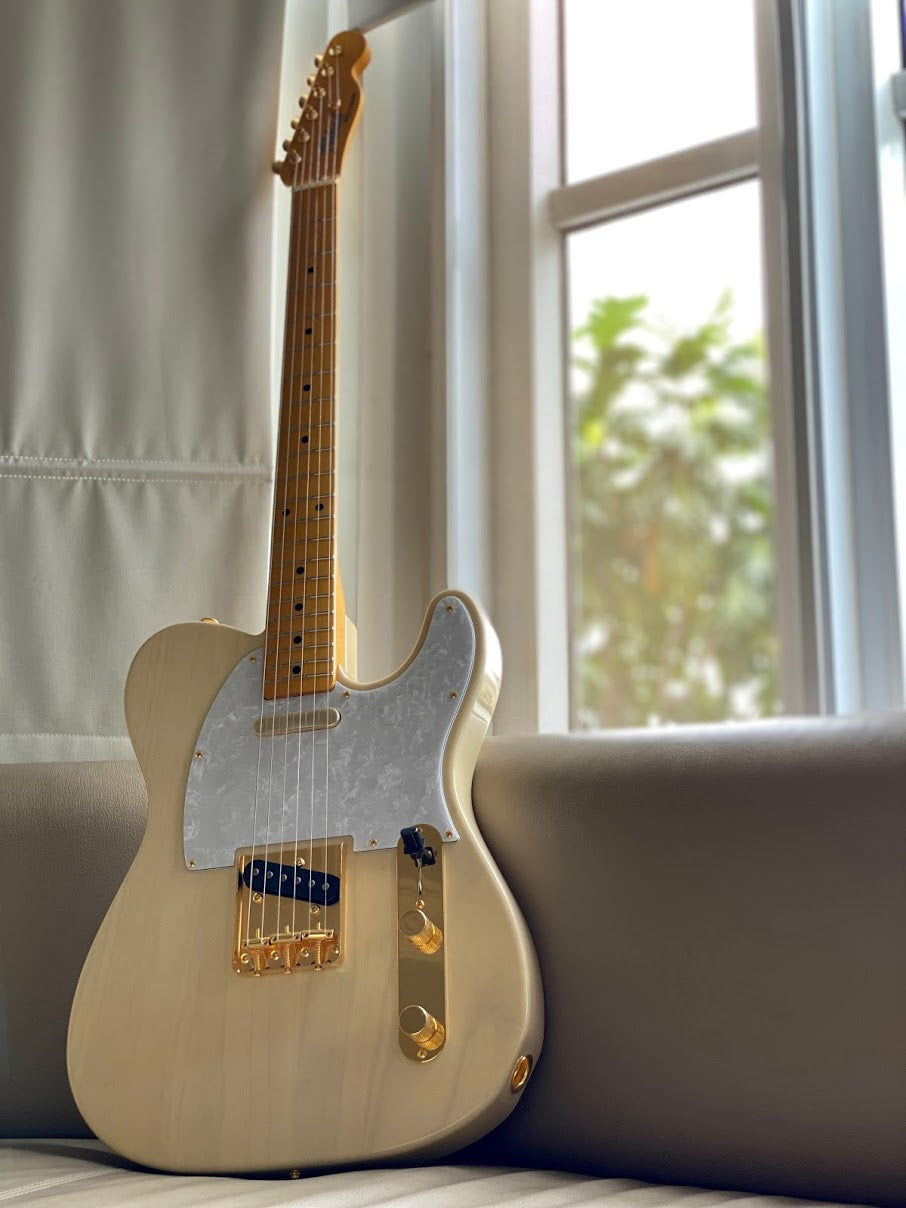 Tokai TTE-108GH WBL Limited Edition Breezysound White Blonde with Gold Hardware