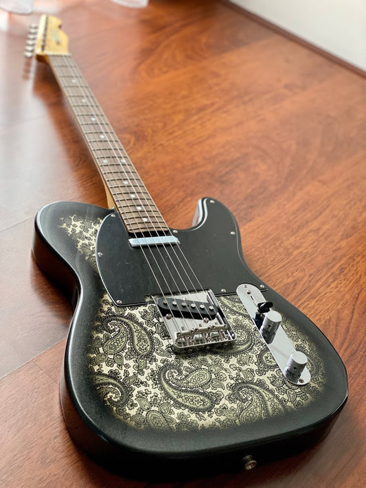 Tokai ATE-122 BP/R Breezysound Japan in Black Paisley