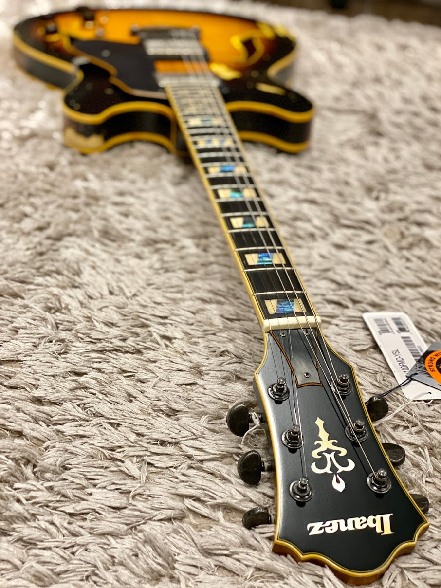 Ibanez Artstar Vintage ASV100FMDYSL in Yellow Sunburst Low Gloss with