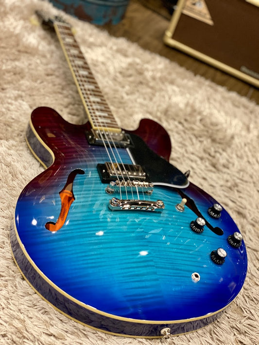 Epiphone ES-335 Figured Semi-hollowbody - Blueberry Burst