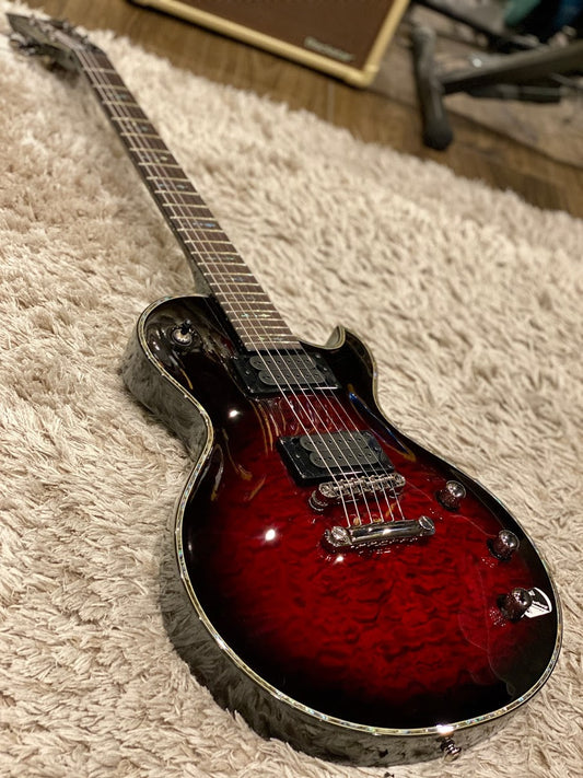 Schecter Hellraiser Solo-II Passive in Black Cherry
