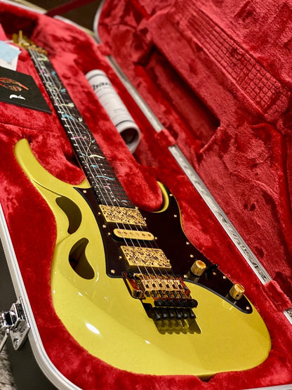 Ibanez Steve Vai Signature PIA Guitar in Sun Dew Gold