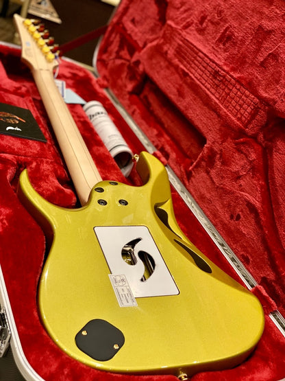 Ibanez Steve Vai Signature PIA Guitar in Sun Dew Gold