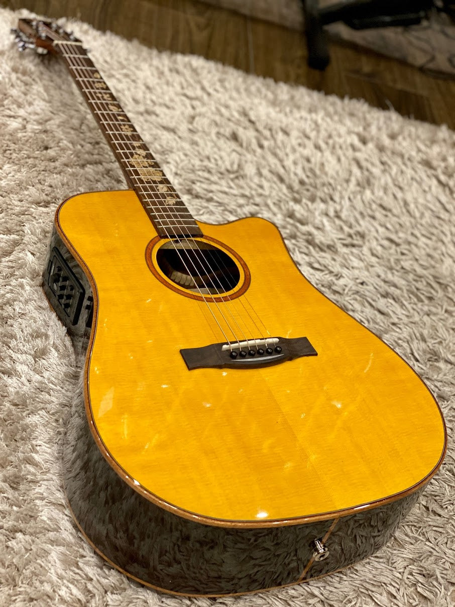 Galatasaray GT-D30 acoustic electric in Yellow Natural with fishman Presys+