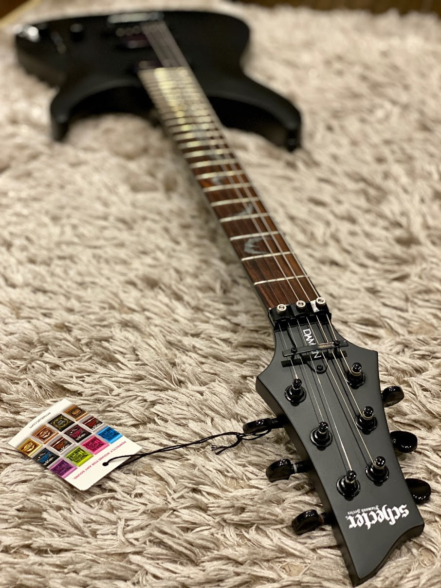 Schecter Damien-6 FR SBK - Satin Black – nafiriguitar.com