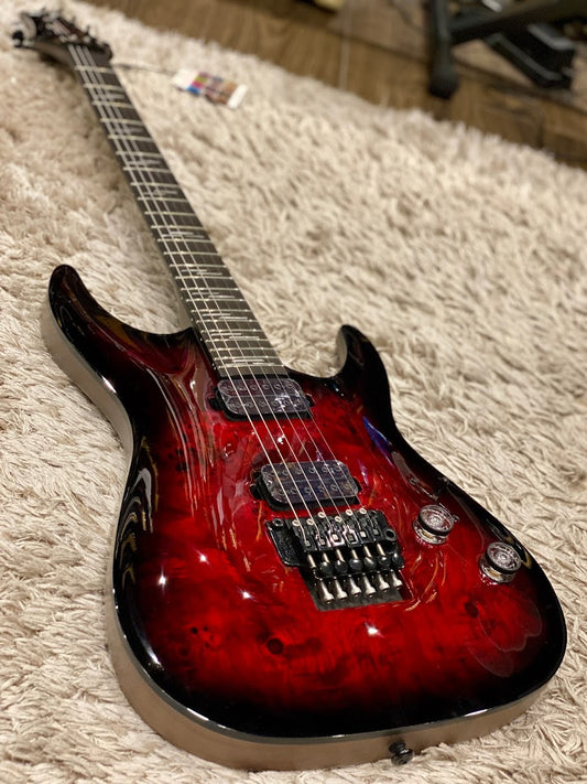 Schecter Omen Elite-6 FR - Black Cherry Burst