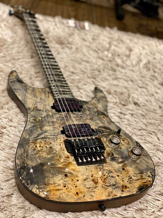 Schecter Omen Elite-6 FR in Charcoal