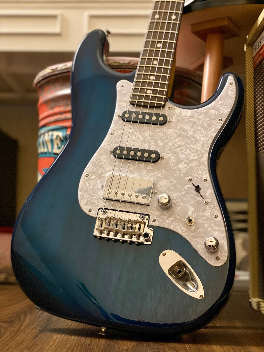 Tokai AST-154SH SEB Modern Goldstar Sound in Blue Burst