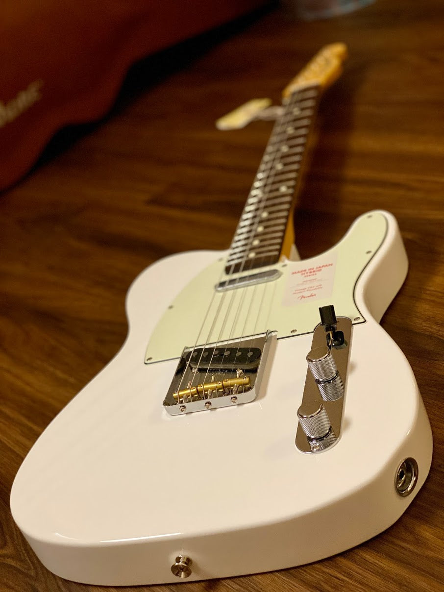 Fender Japan Hybrid 60s Telecaster Rosewood FB in Arctic White