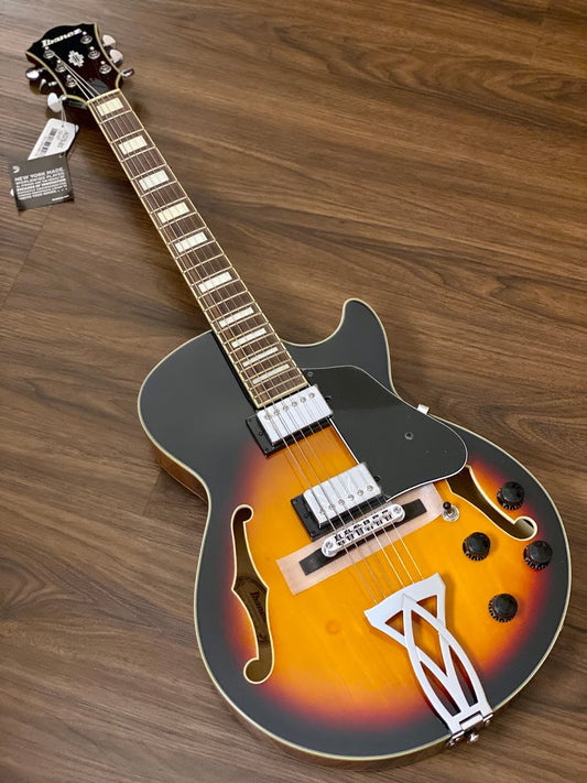 Ibanez AG75 Hollowbody in Brown Sunburst