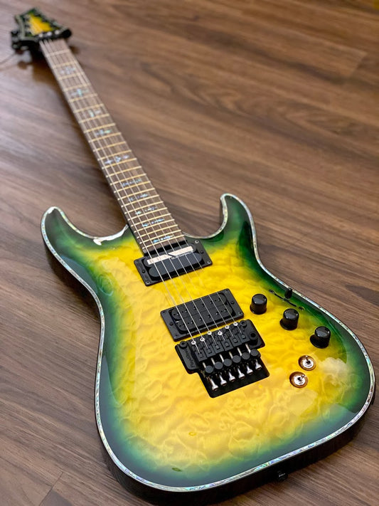 Schecter Hellraiser C-1 FR S Passive with Sustainiac - Dragon Burst