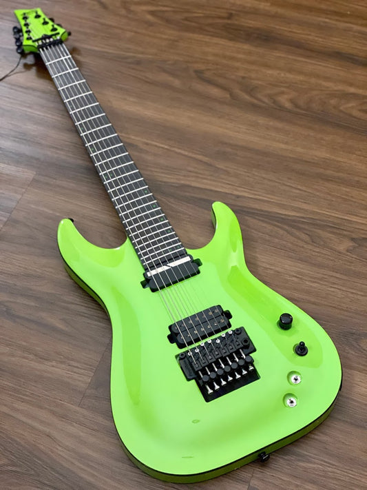 Schecter Keith Merrow KM-7 FR S with Floyd Rose in Lambo Green