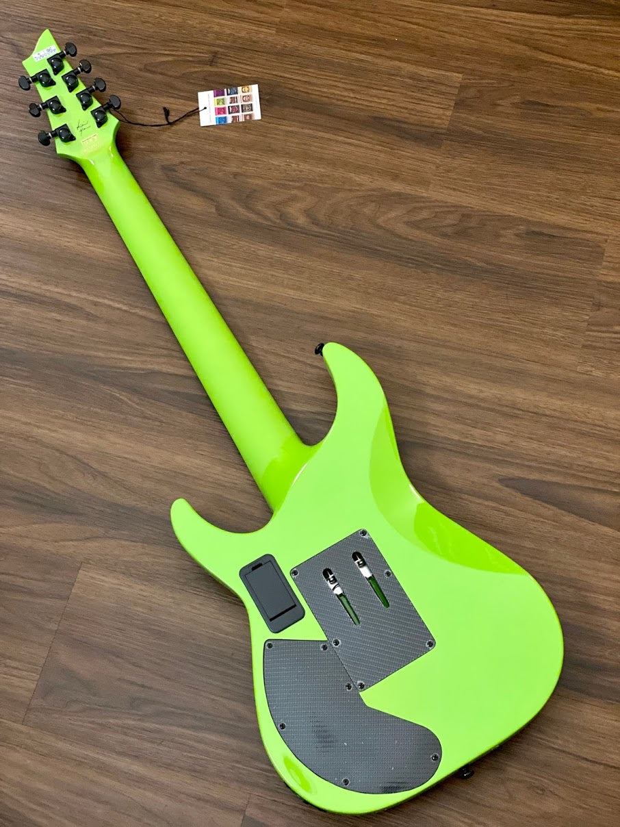 Schecter Keith Merrow KM-7 FR S with Floyd Rose in Lambo Green