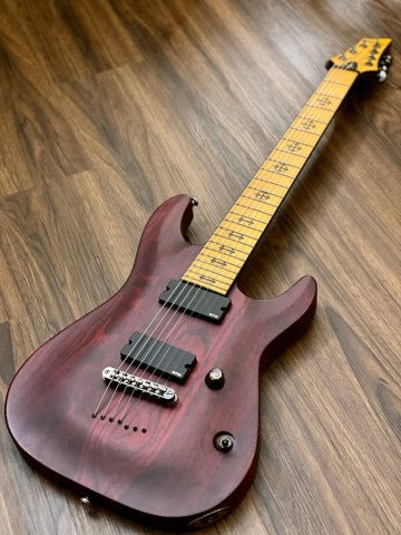 Schecter JL-7 NT JEFF LOOMIS Signature VRS in Vampyre Red Satin