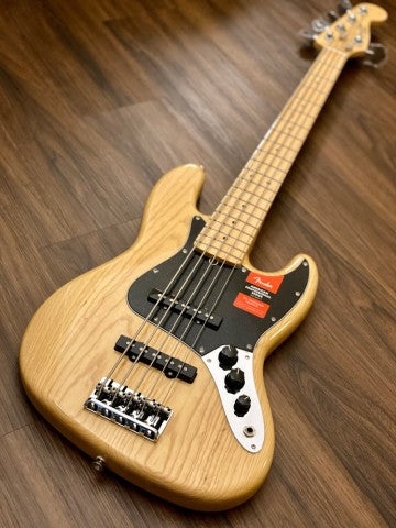 Fender American Professional Jazz Bass V - Natural with Maple Fingerboard