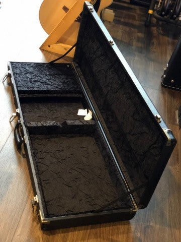 MOD Case EC 500MF Premium Black Leather Custom Shop Guitar Vintage Case for Strat / Tele