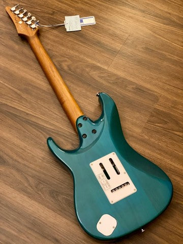 Ibanez Prestige AZ2204F - Transparent Aqua Burst – nafiriguitar.com