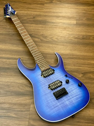 Ibanez RGA42FM - Blue Lagoon Burst Flat