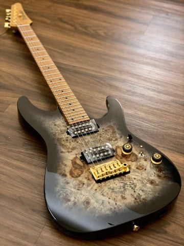 Ibanez AZ242PBG-CKB กีตาร์ไฟฟ้าระดับพรีเมียม สี Charcoal Black Burst