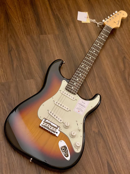 Fender Japan Hybrid II Stratocaster with Rosewood FB in 3 Color Sunburst
