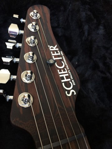 ลายเซ็น Schecter USA ลายเซ็น Nick Johnston - สีเขียวอะตอม 