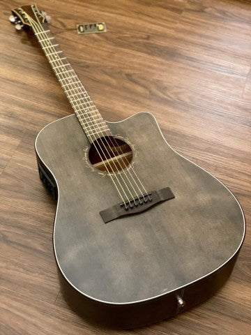 SQOE Spain  SQ-DC-FG Acoustic Electric in Stained Black Natural Matte