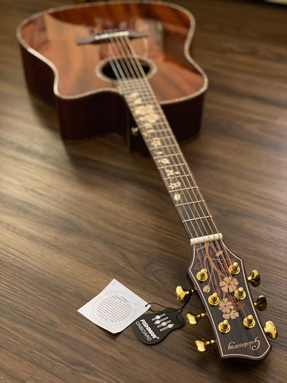 Galatasaray GT-QD1C-FLX Full Solid Mahogany in Natural with Fishman Flex Preamp