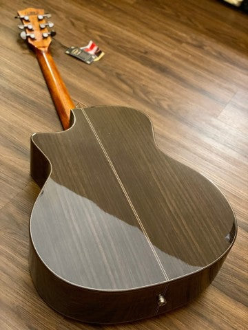 SQOE S-460T SK in Natural with Solid Spruce Top Rosewood back and side Bevel Cut