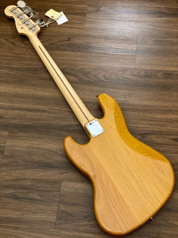 Fender Japan Hybrid II Jazz Bass with Maple FB in Vintage Natural