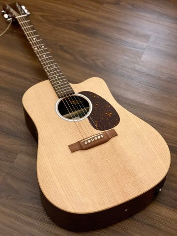 Martin DC-X2E Macassar Ebony Dreadnought Acoustic Electric in Natural