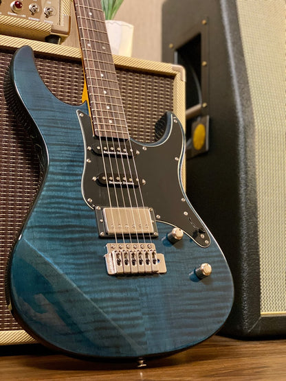 Yamaha Pacifica 612VII Flame Maple in Indigo Blue