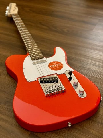 Squier Affinity Telecaster in Race Red with Laurel FB