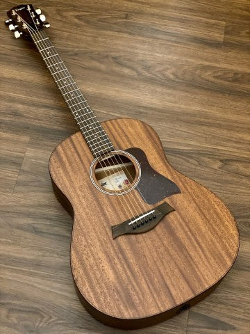 Taylor American Dream AD27e Grand Pacific Mahogany Acoustic Guitar with Aerocase in Natural