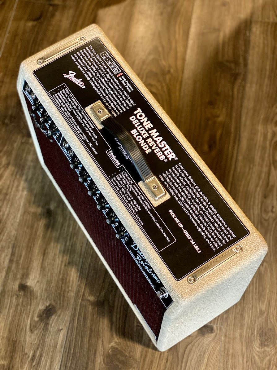 Fender Tone Master Deluxe Reverb 1x12 inch 100W Combo Amp - Blonde