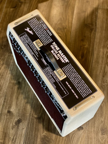 Fender Tone Master Deluxe Reverb 1x12 inch 100W Combo Amp - Blonde
