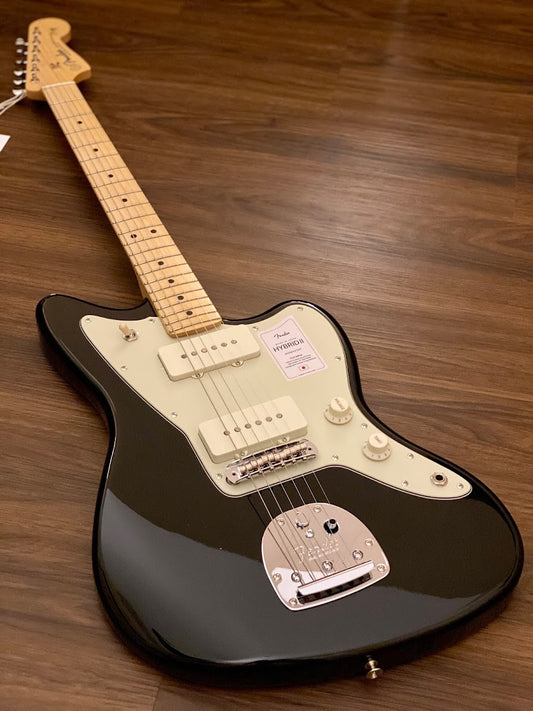 Fender Japan Hybrid II Jazzmaster with maple FB in Black