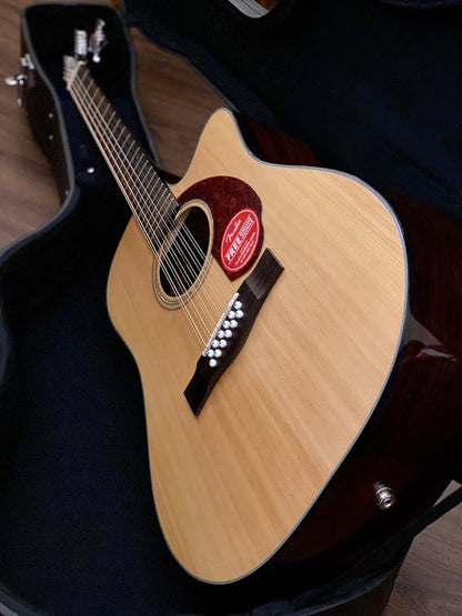 Fender CD-140SCE 12-string acoustic electric with case - Natural