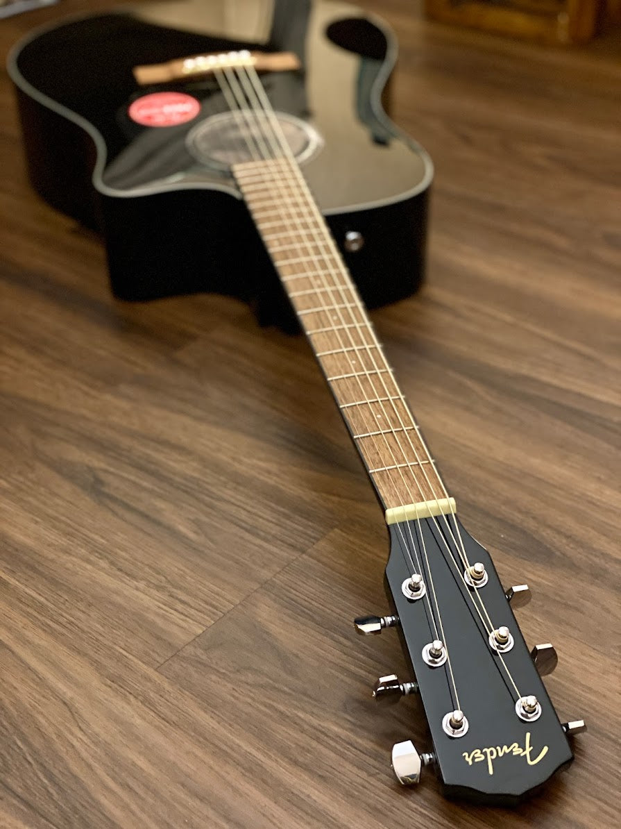 Fender CD-60 SCE Dreadnought Acoustic Electric สีดำ