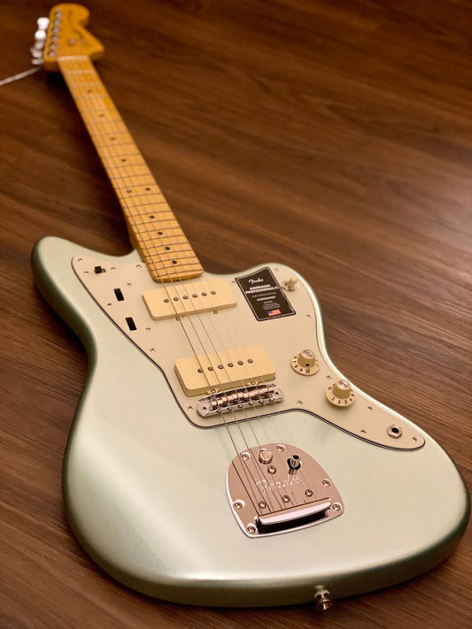 Fender American Professional II Jazzmaster Maple FB - Mystic Surf Green