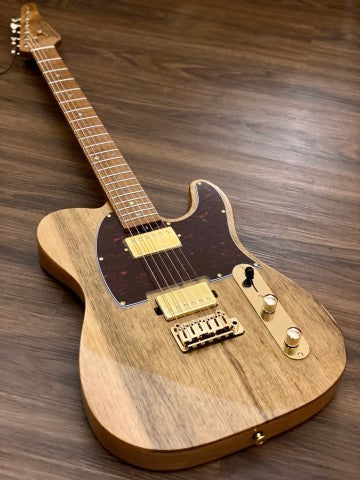 Soloking MT-1 Black Limba/Ash With Roasted Flame Maple Neck Nafiri Special Run