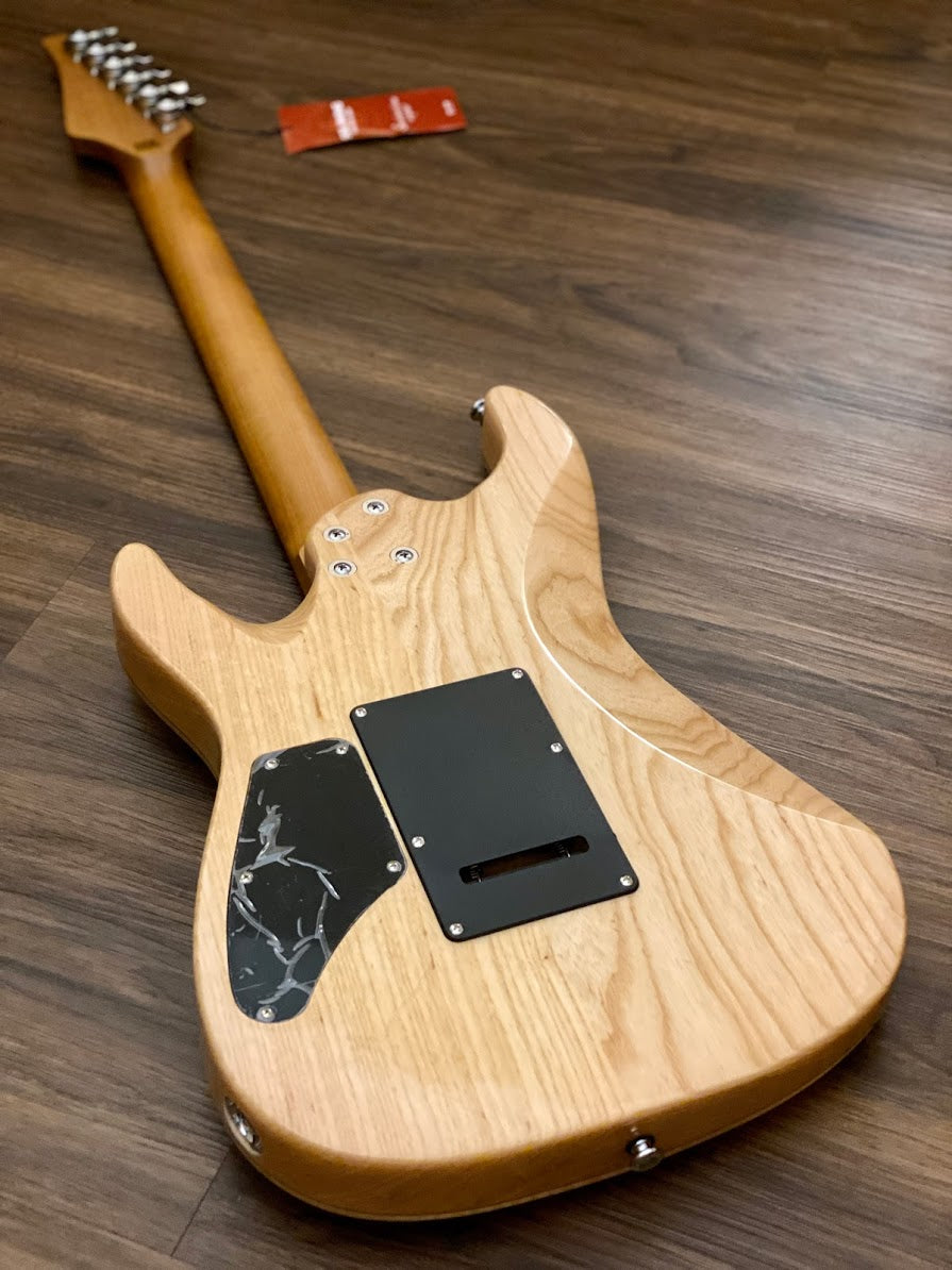 Soloking MS-1 Custom 22 HSS FM Flat Top in Honeyburst Nafiri Special Run