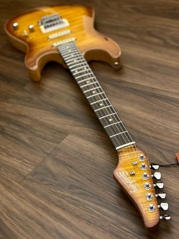 Soloking MS-1 Custom 22 HSS FM Flat Top สี Honeyburst Nafiri Special Run