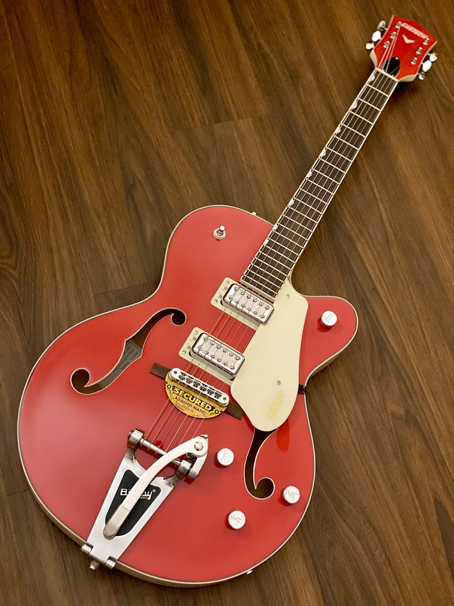 Gretsch G5410T Limited Edition Electromatic Tri-Five Hollowbody - Fiesta Red on Vintage White