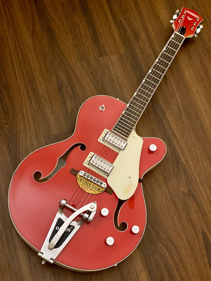 Gretsch G5410T Limited Edition Electromatic Tri-Five Hollowbody - Fiesta Red on Vintage White