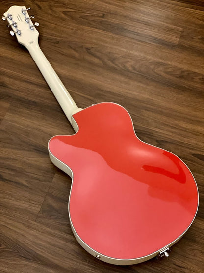 Gretsch G5410T Limited Edition Electromatic Tri-Five Hollowbody - Fiesta Red on Vintage White