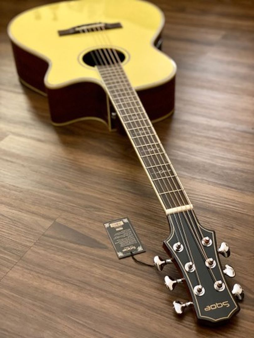 SQOE SPAIN XLDC-YN Acoustic Electric in Yellow Natural