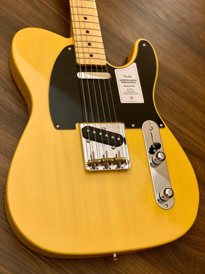 Fender Japan Traditional II 50s Telecaster with Maple FB in Butterscotsch Blonde