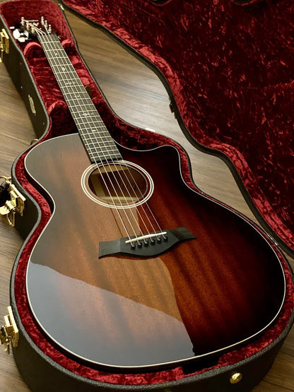 Taylor 524ce V-Class in Shaded Edgeburst with Mahogany Back and Sides